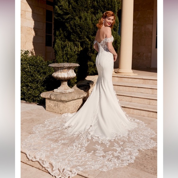 Sophia Tolli Australia Caspian Ivory wedding gown size 6 - Picture 5 of 12